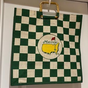 NWT Masters Tournament Large Jute Bag